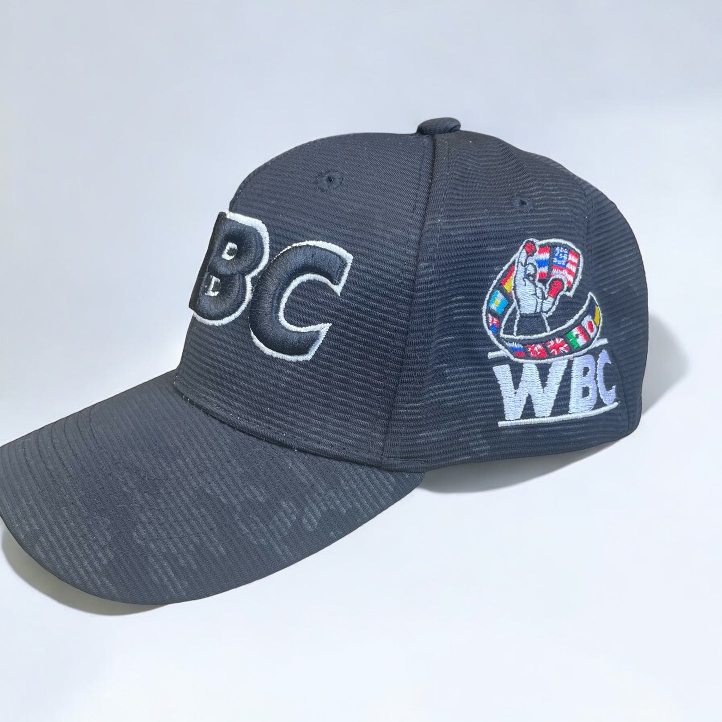 Black WBC Logo Cap - Embroidered Front & Side Logos, Premium Quality