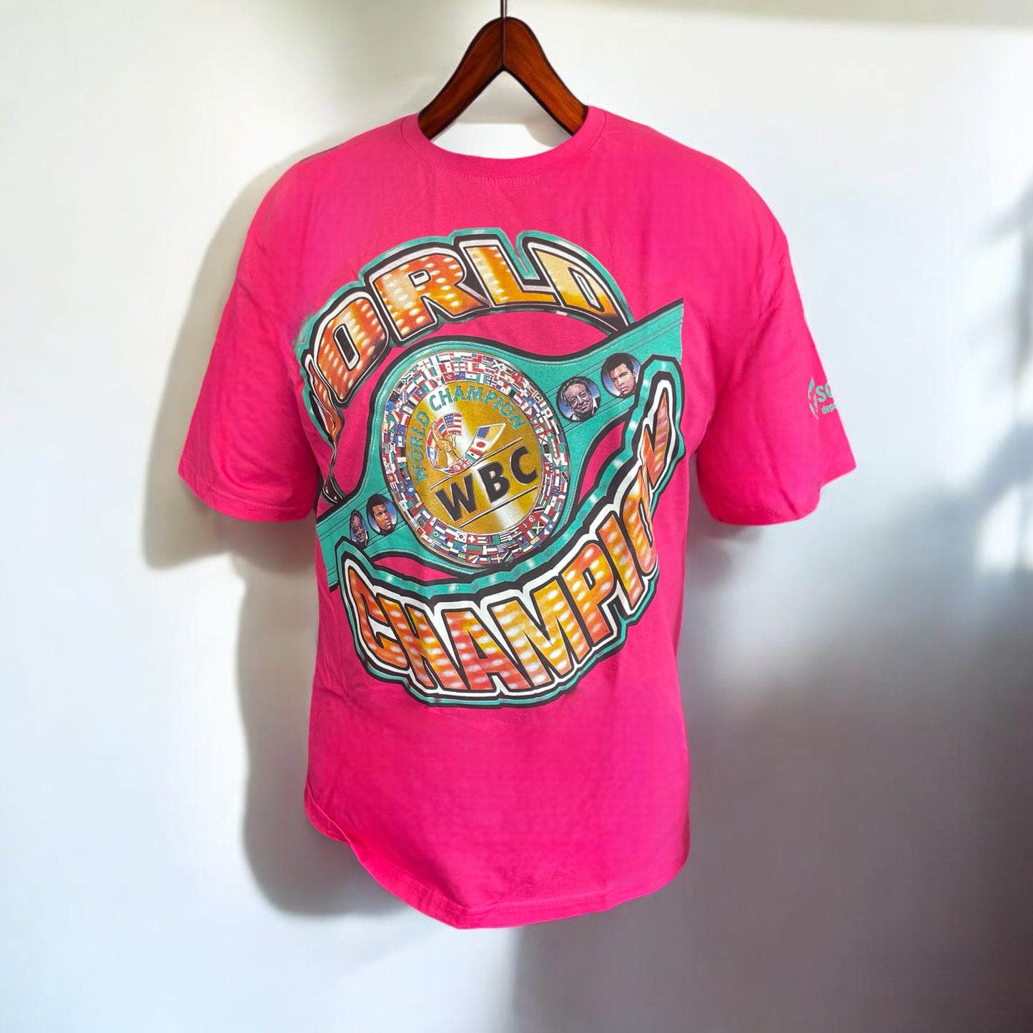 WBC Championship belt T-shirt Black, White & Pink