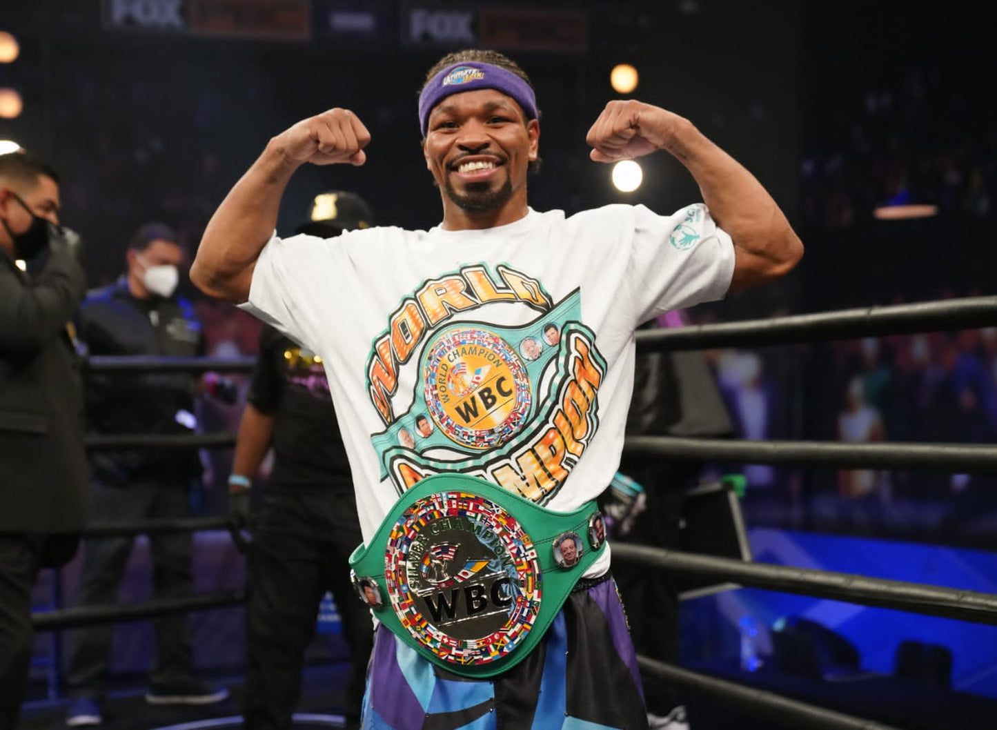 WBC Championship belt T-shirt Black, White & Pink